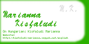 marianna kisfaludi business card